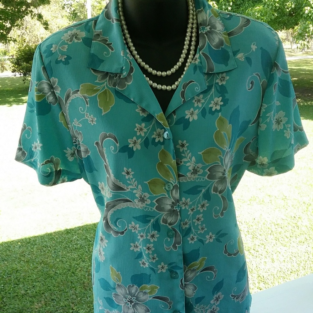 Blouse 14P and trousers 12P NWOT